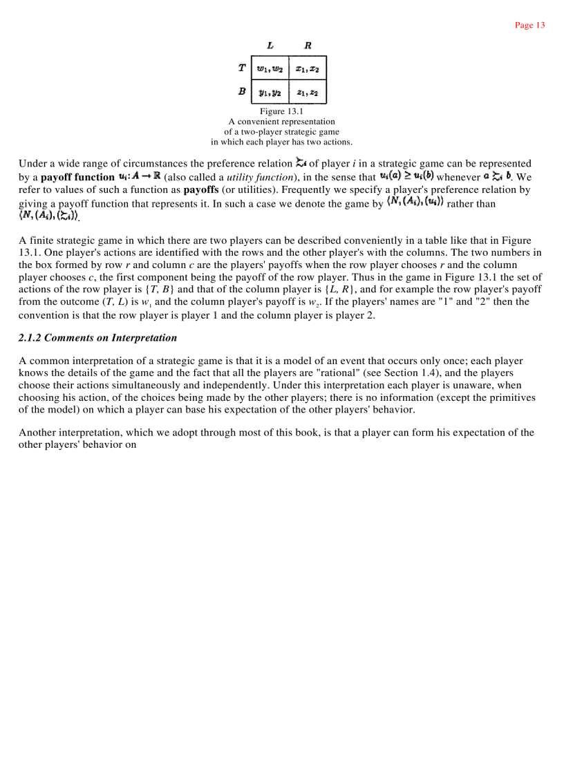 image for page A Course in Game Theory