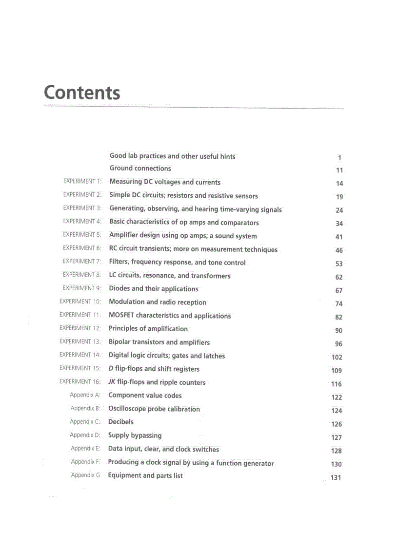 image for page A First Lab in Circuits and Electronics