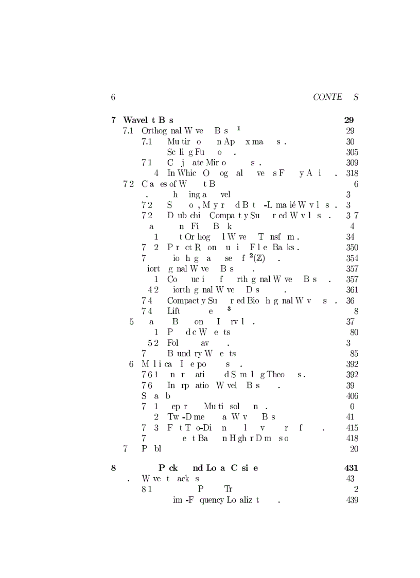 image for page A wavelet tour of signal processing