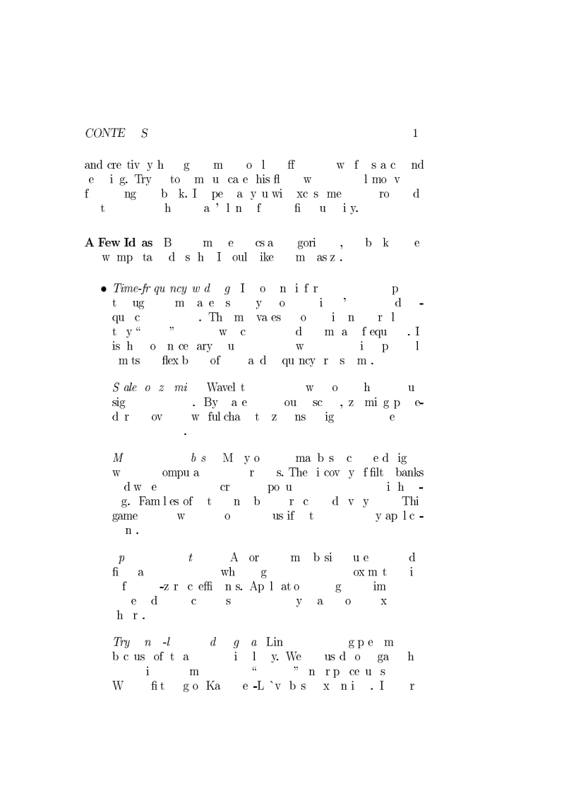 image for page A wavelet tour of signal processing