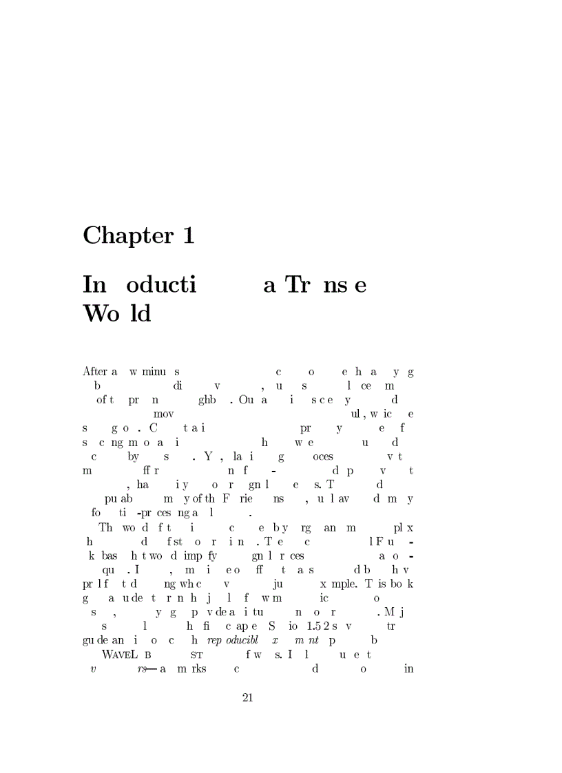 image for page A wavelet tour of signal processing