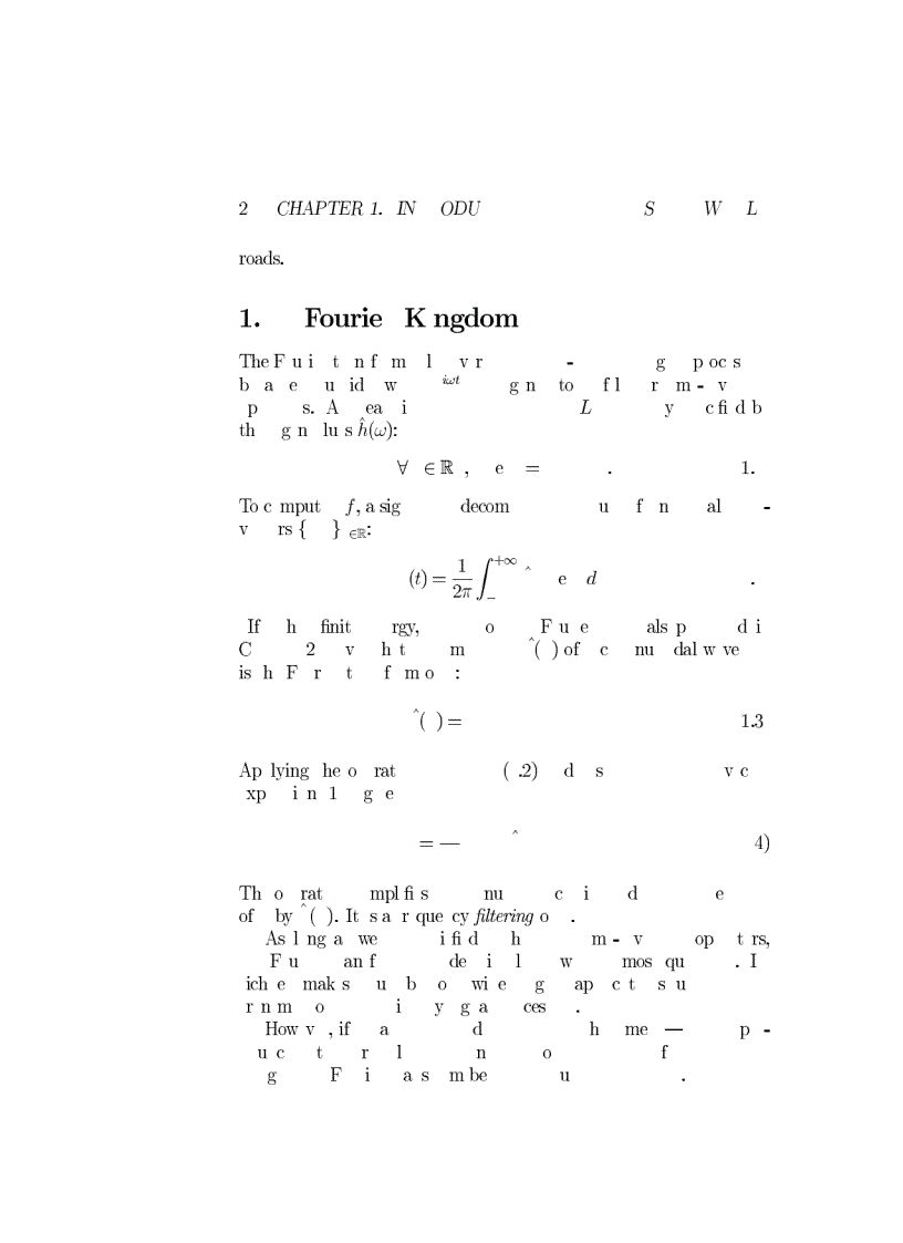 image for page A wavelet tour of signal processing