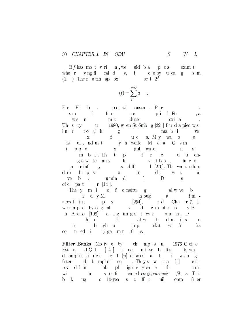 image for page A wavelet tour of signal processing
