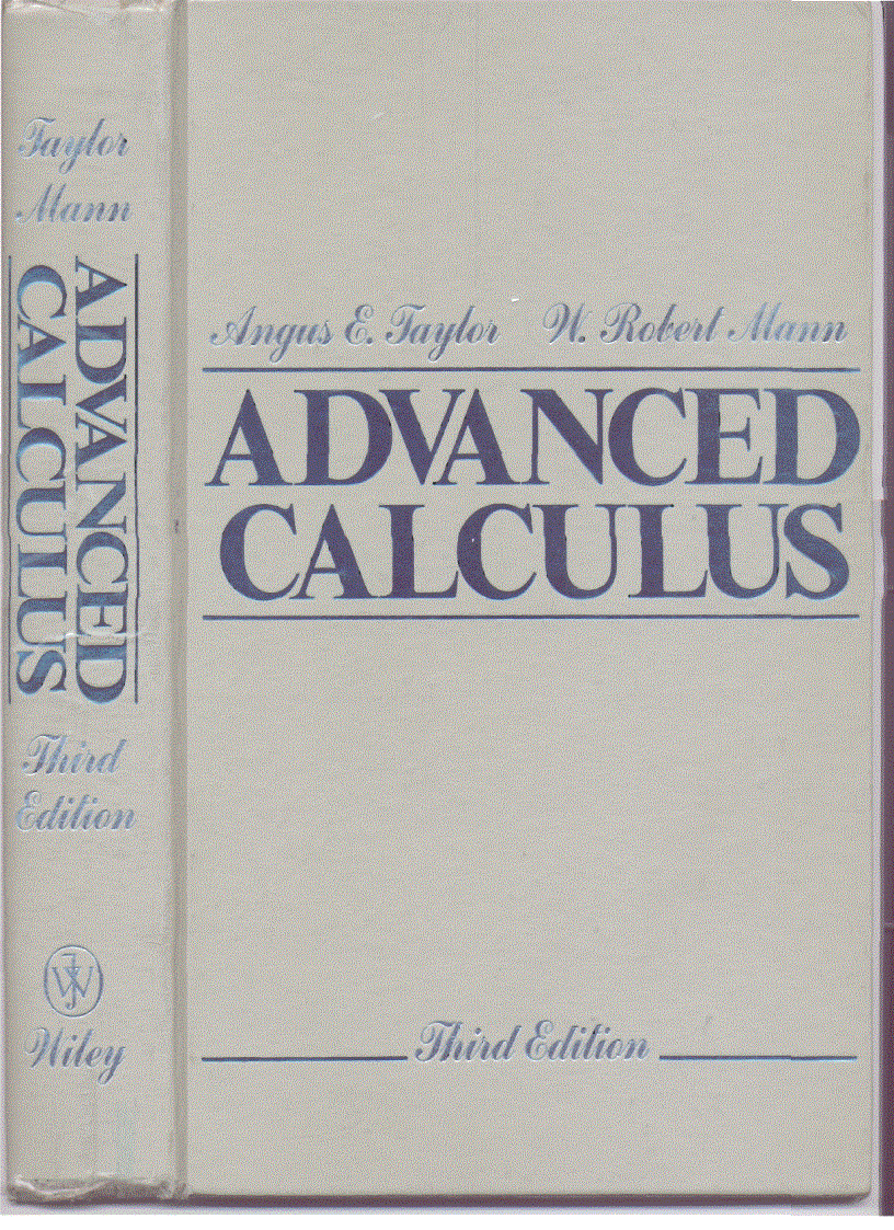 Advanced Calculus 3rd Edition