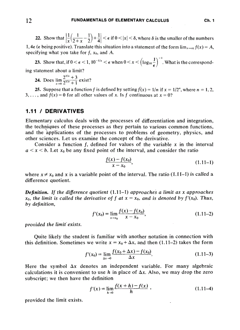 image for page Advanced Calculus 3rd Edition