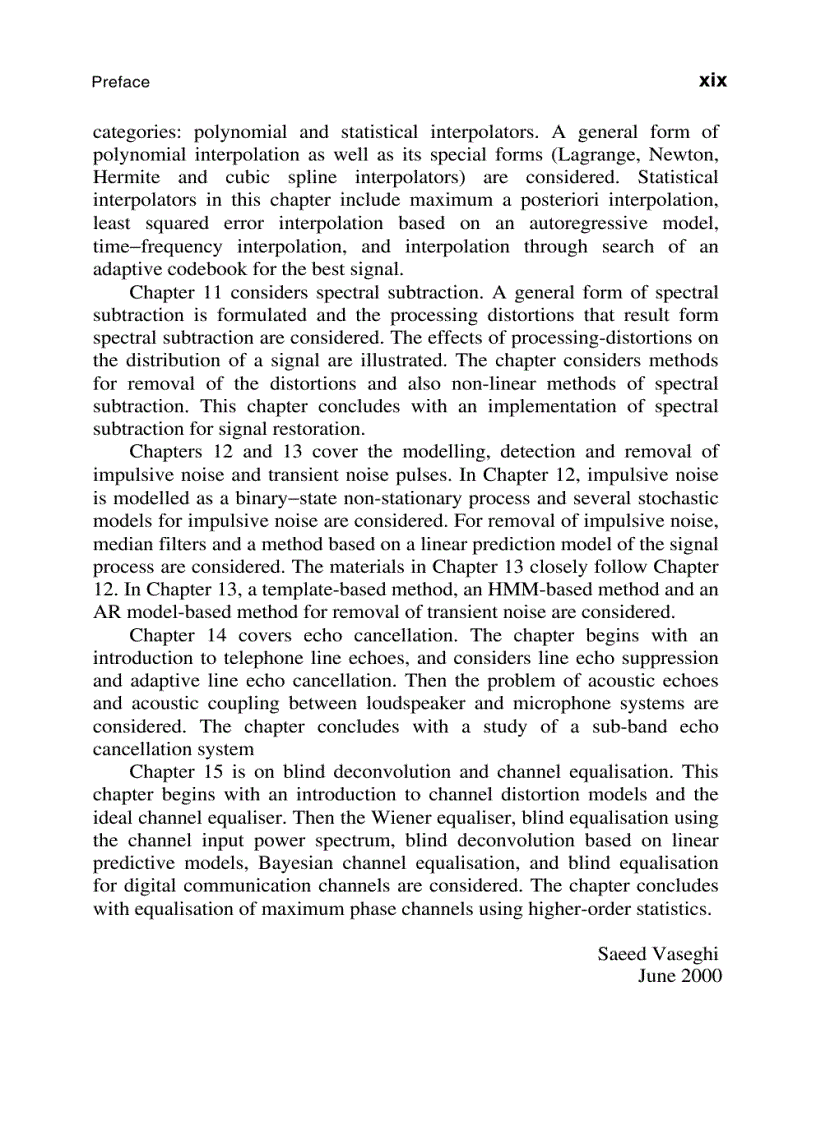 image for page Advanced Digital Signal Processing and Noise Reduction 2nd Edition