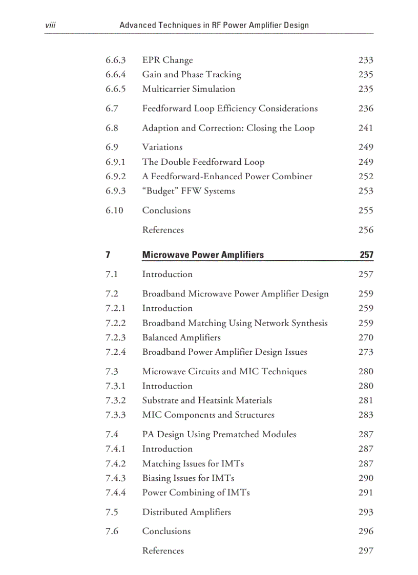 image for page Advanced Techniques in RF Power Amplifier Design