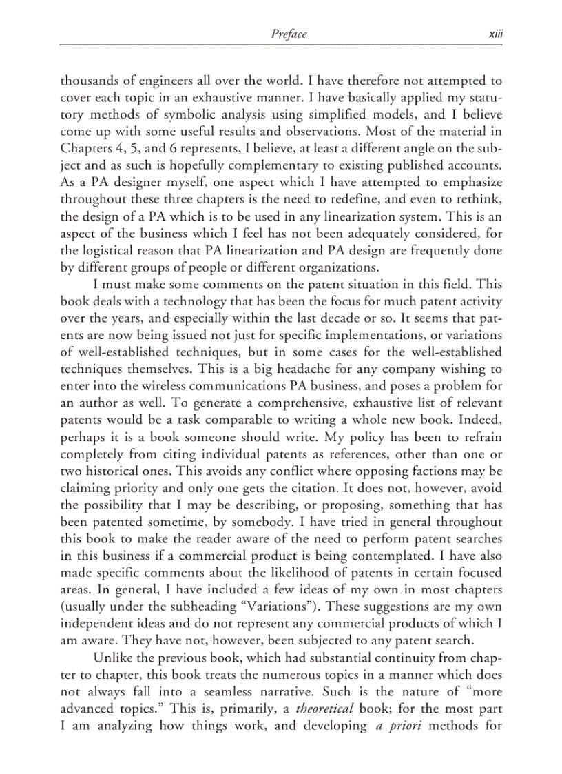 image for page Advanced Techniques in RF Power Amplifier Design
