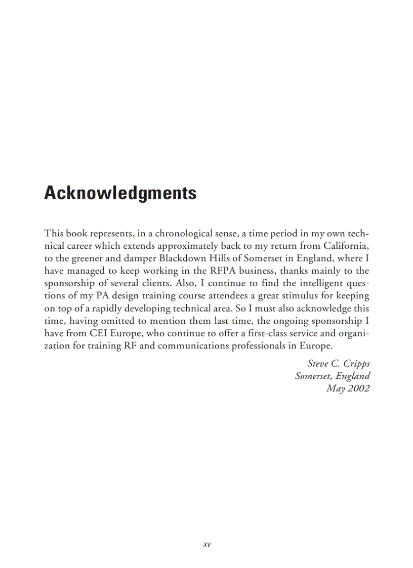image for page Advanced Techniques in RF Power Amplifier Design