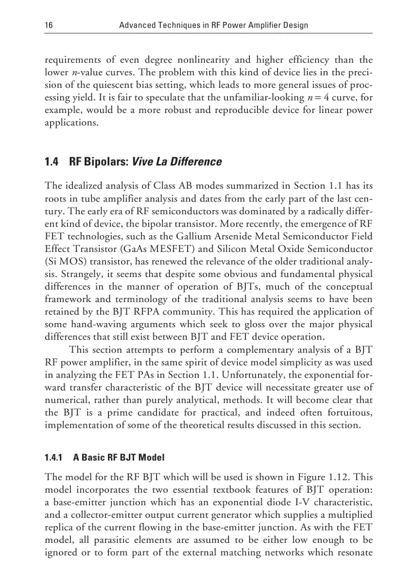 image for page Advanced Techniques in RF Power Amplifier Design