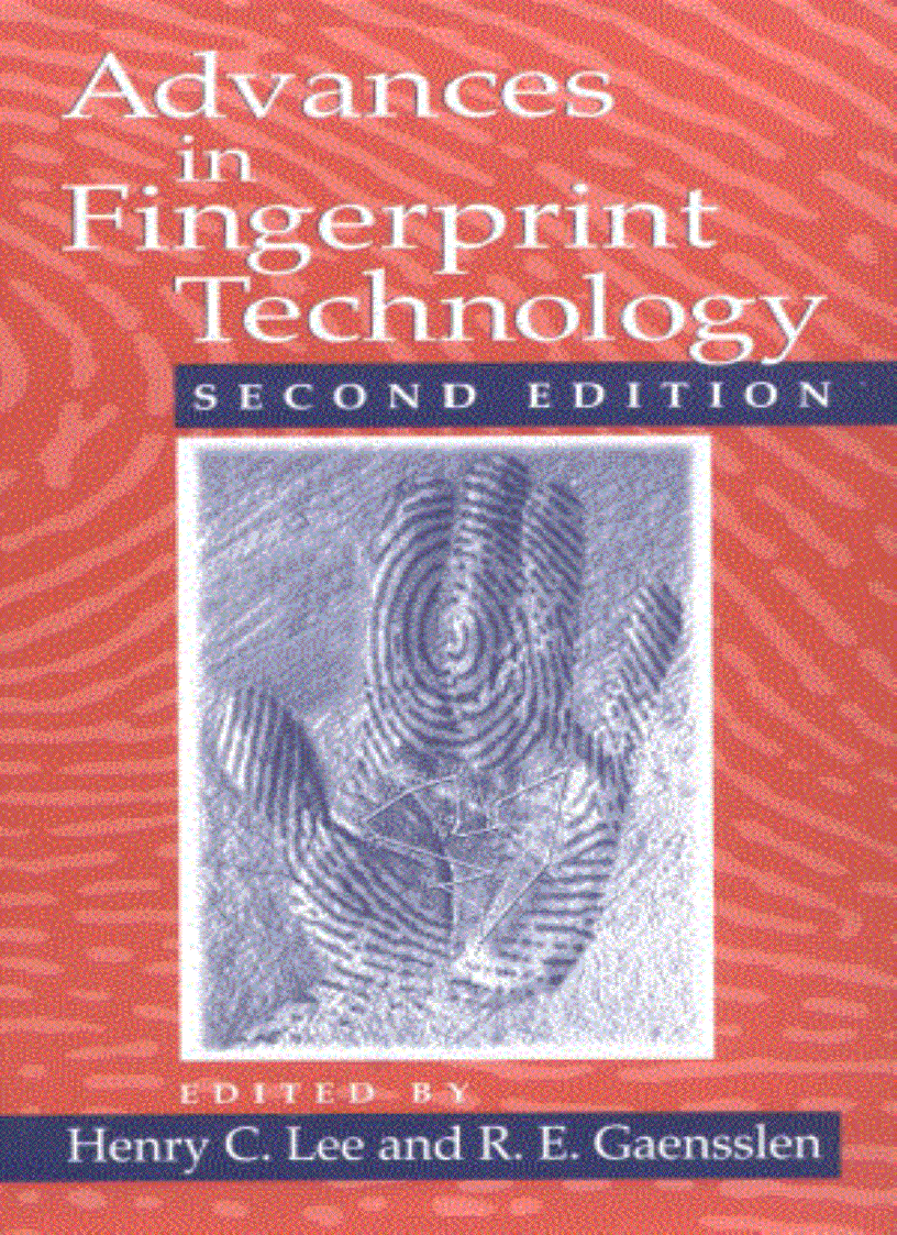 image for page Advances in Fingerprint Technology Second Edition