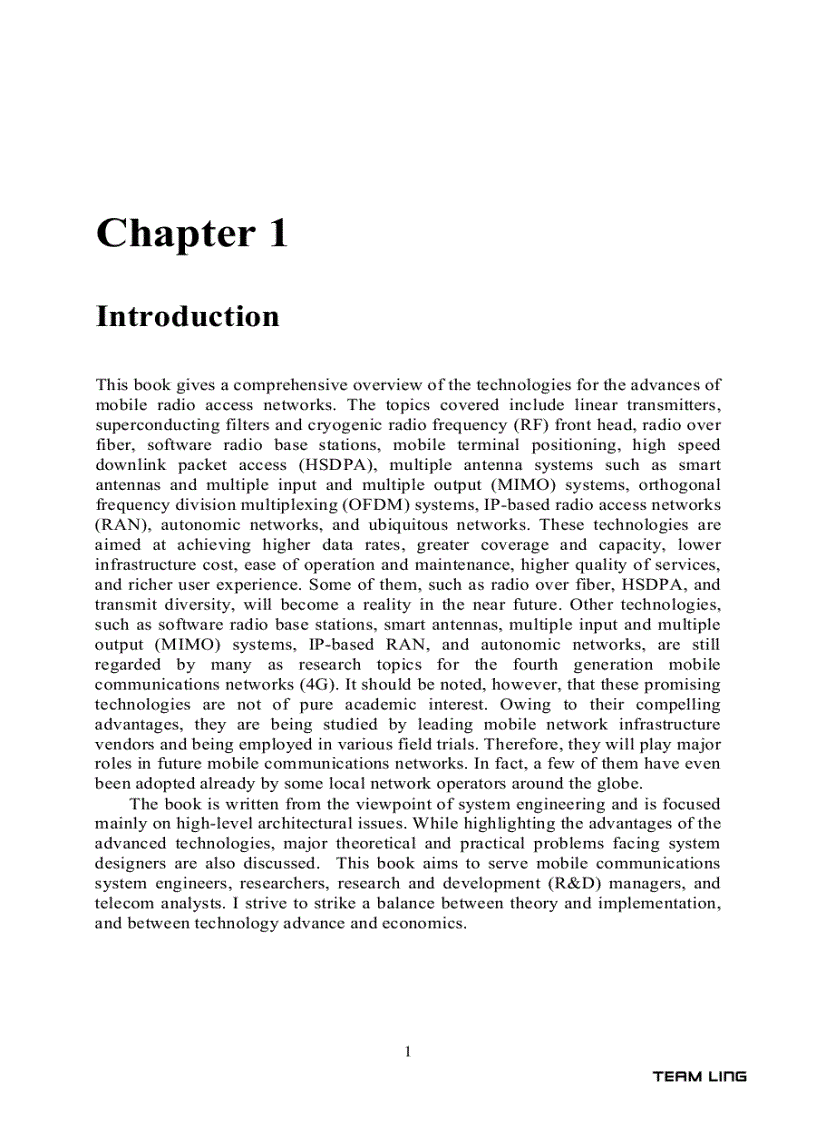 image for page Advances in Mobile Radio Access Networks Artech House