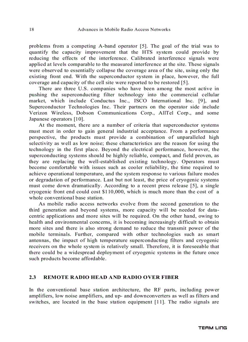 image for page Advances in Mobile Radio Access Networks
