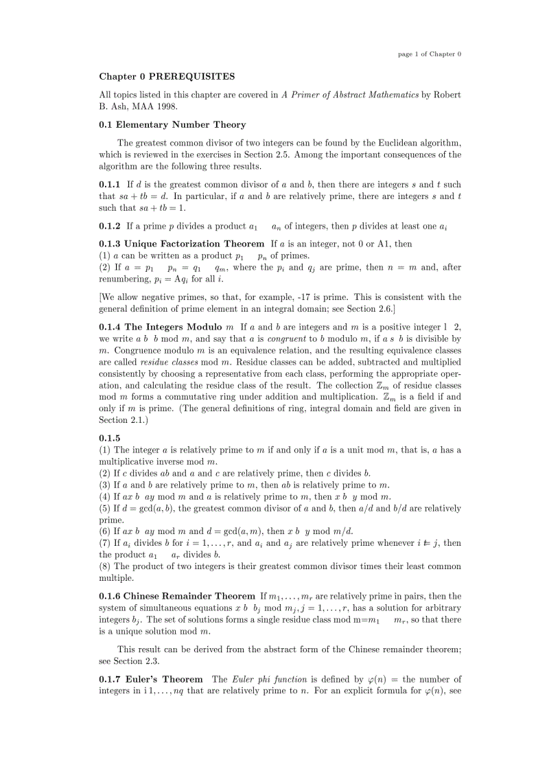 image for page Algebra Abstract