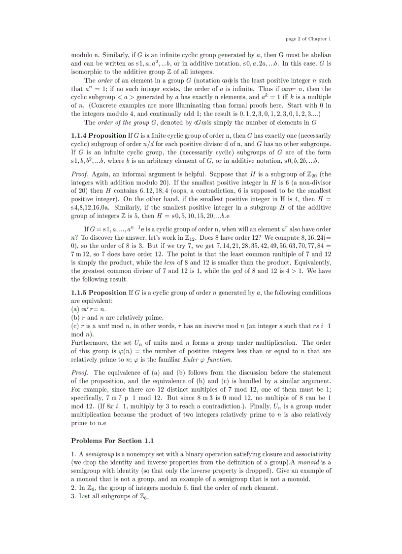 image for page Algebra Abstract
