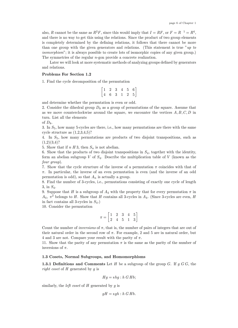 image for page Algebra Abstract
