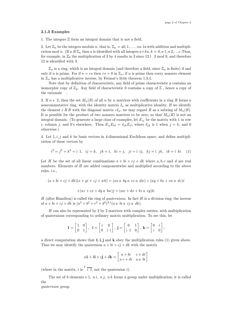 image for page Algebra Abstract