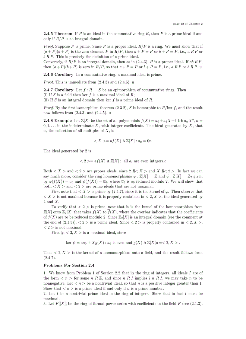 image for page Algebra Abstract