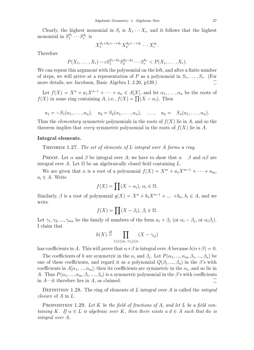 image for page ALGEBRAIC GEOMETRY