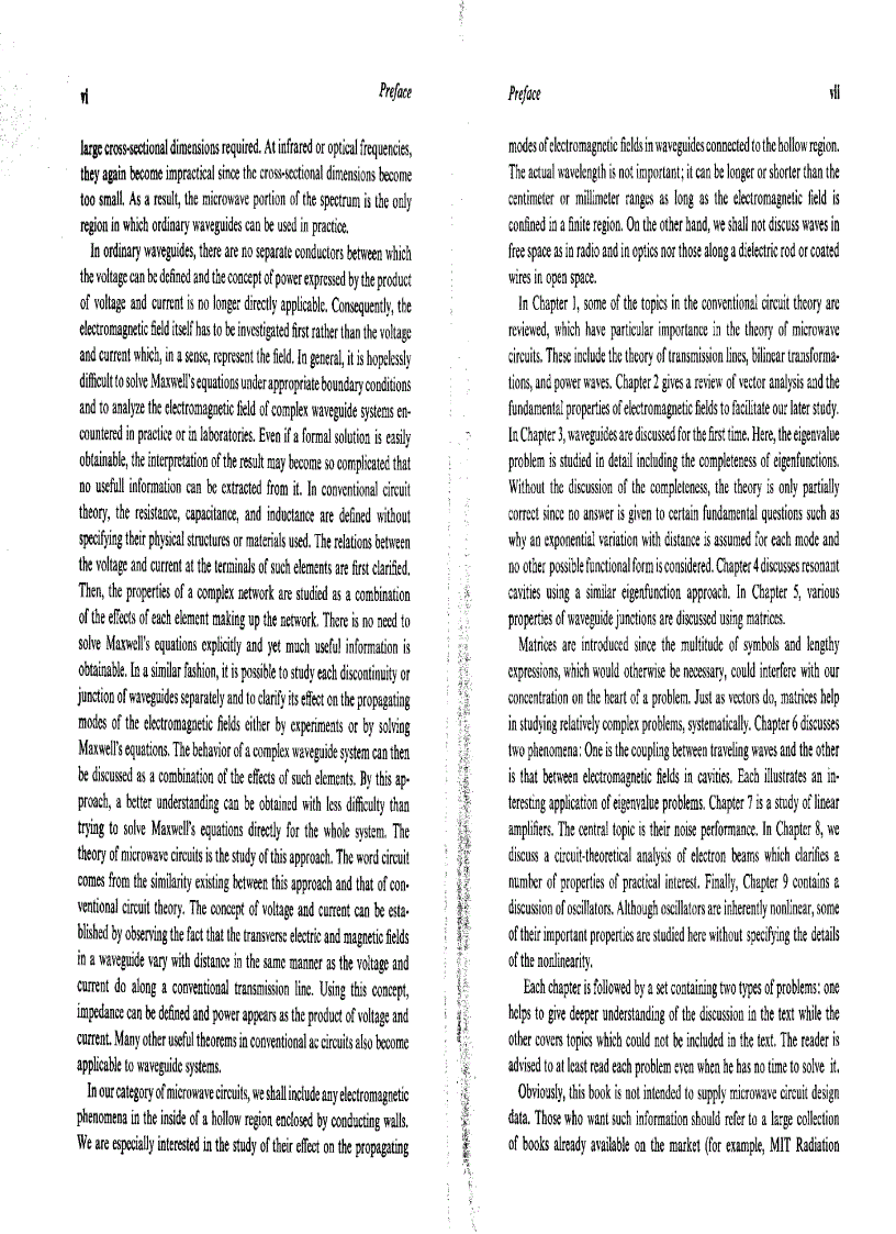 image for page An Introduction to the Theory of Microwave Circuits
