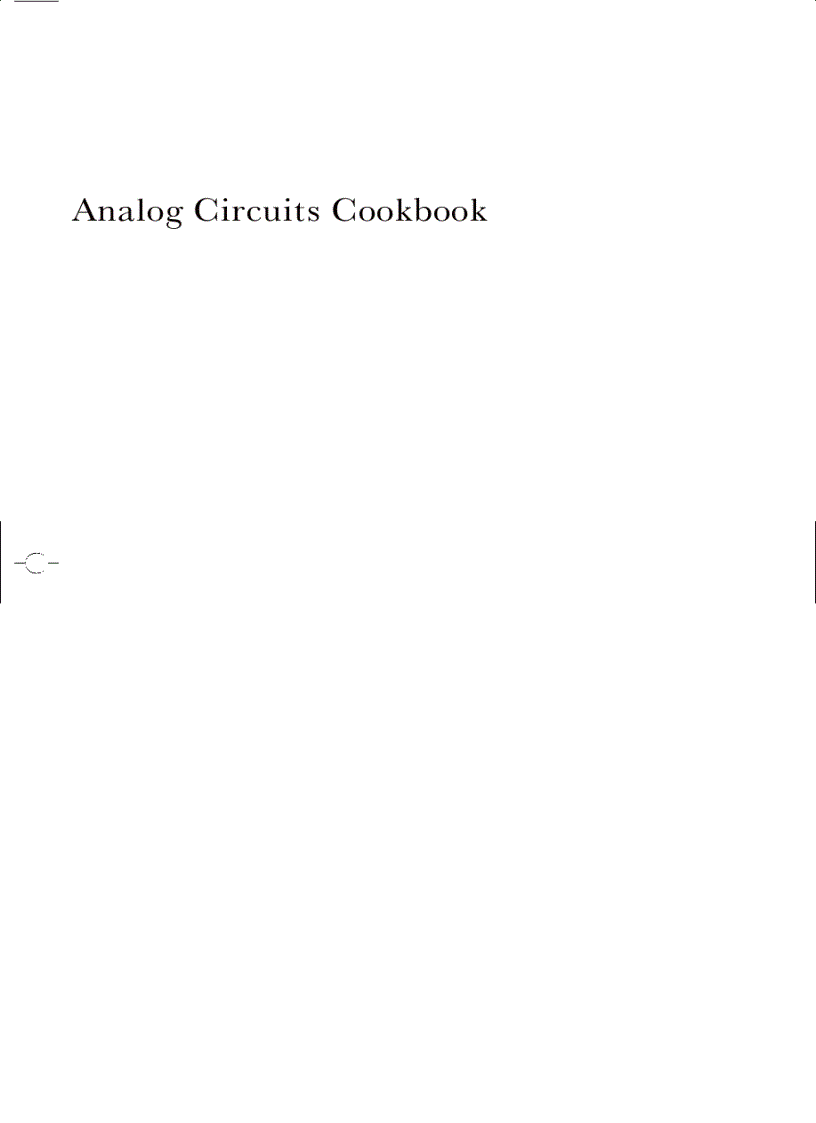image for page Analog Circuits Cookbook