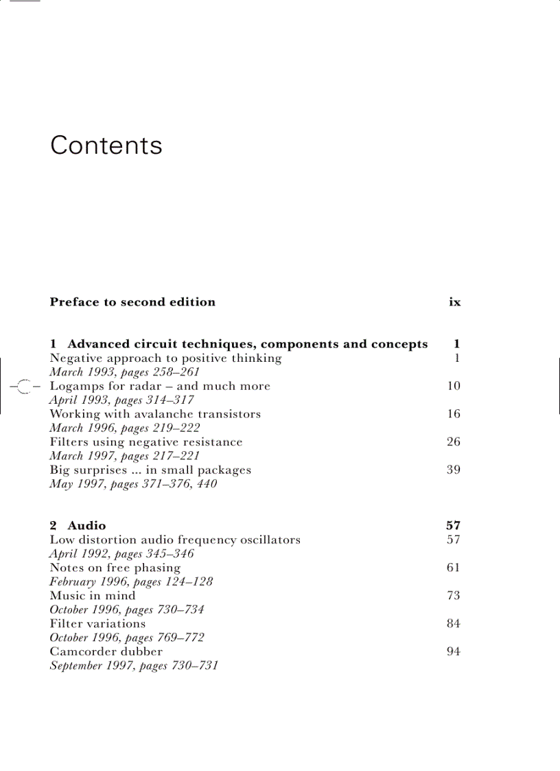 image for page Analog Circuits Cookbook
