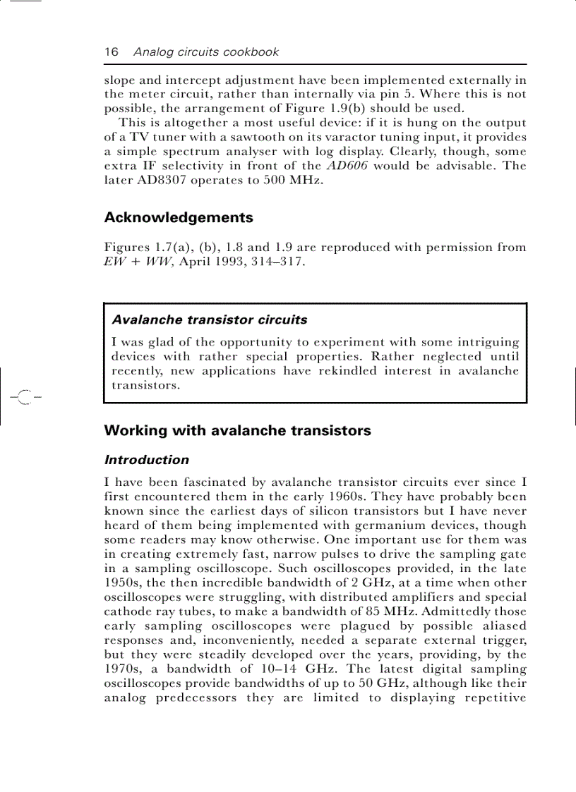 image for page Analog Circuits Cookbook