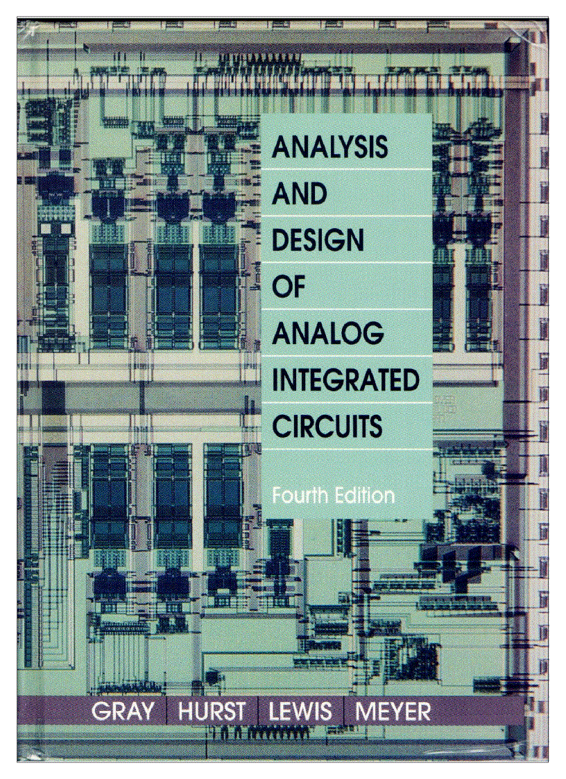 image for page Analysis and Design of Analog Integrated Circuits 4th Edition