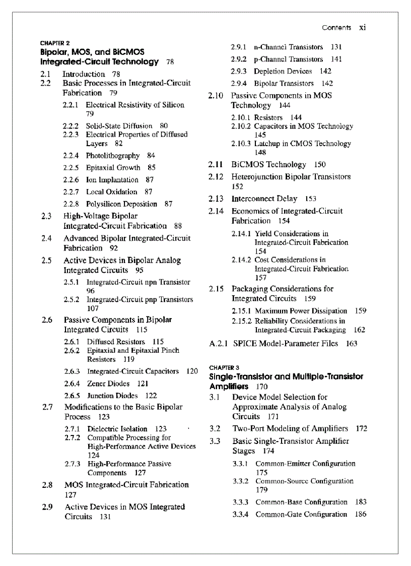 image for page Analysis and Design of Analog Integrated Circuits 4th Edition