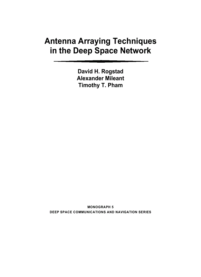 image for page Antenna Arraying Techniques In The Deep Space Network