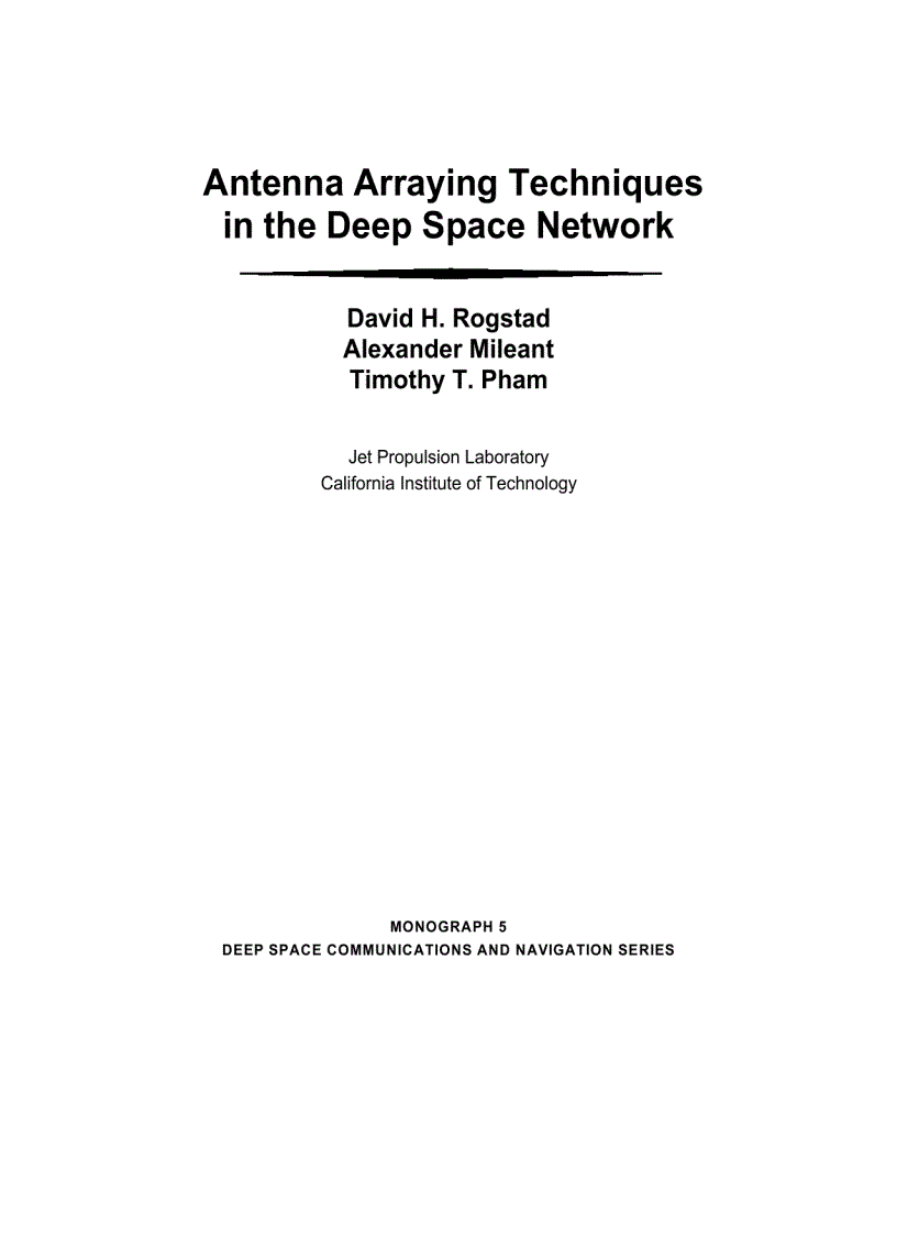 image for page Antenna Arraying Techniques In The Deep Space Network