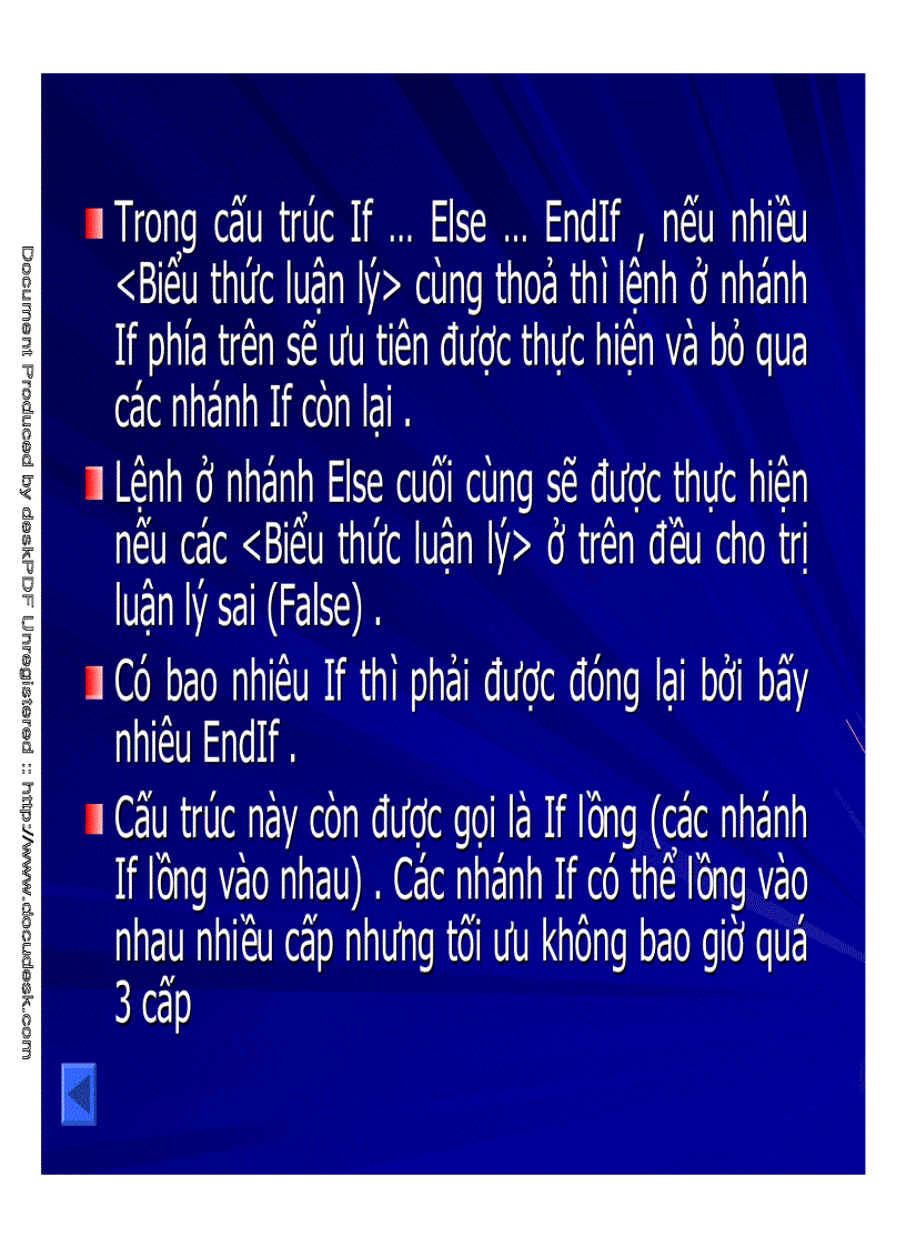 image for page Bài Giảng Cấu Trúc Điều Khiển