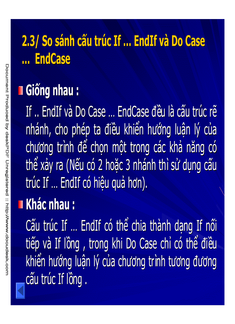image for page Bài Giảng Cấu Trúc Điều Khiển