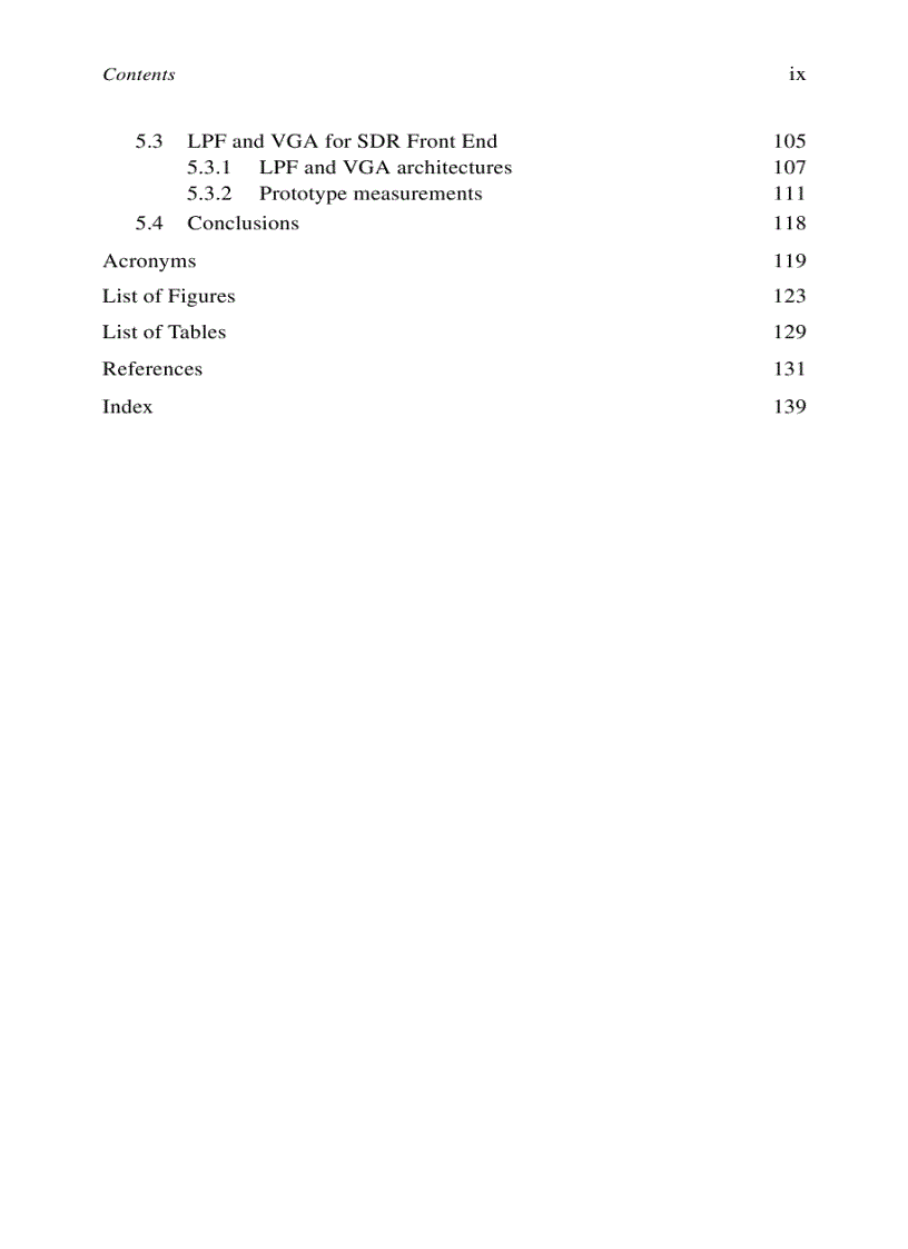 image for page Baseband Analog Circuits for Software Defined Radio