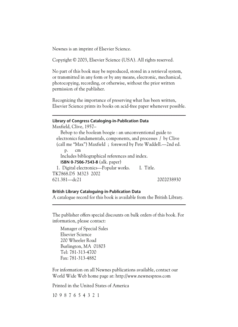 image for page Bebop to the Boolean Boogie An Unconventional Guide to Electronics