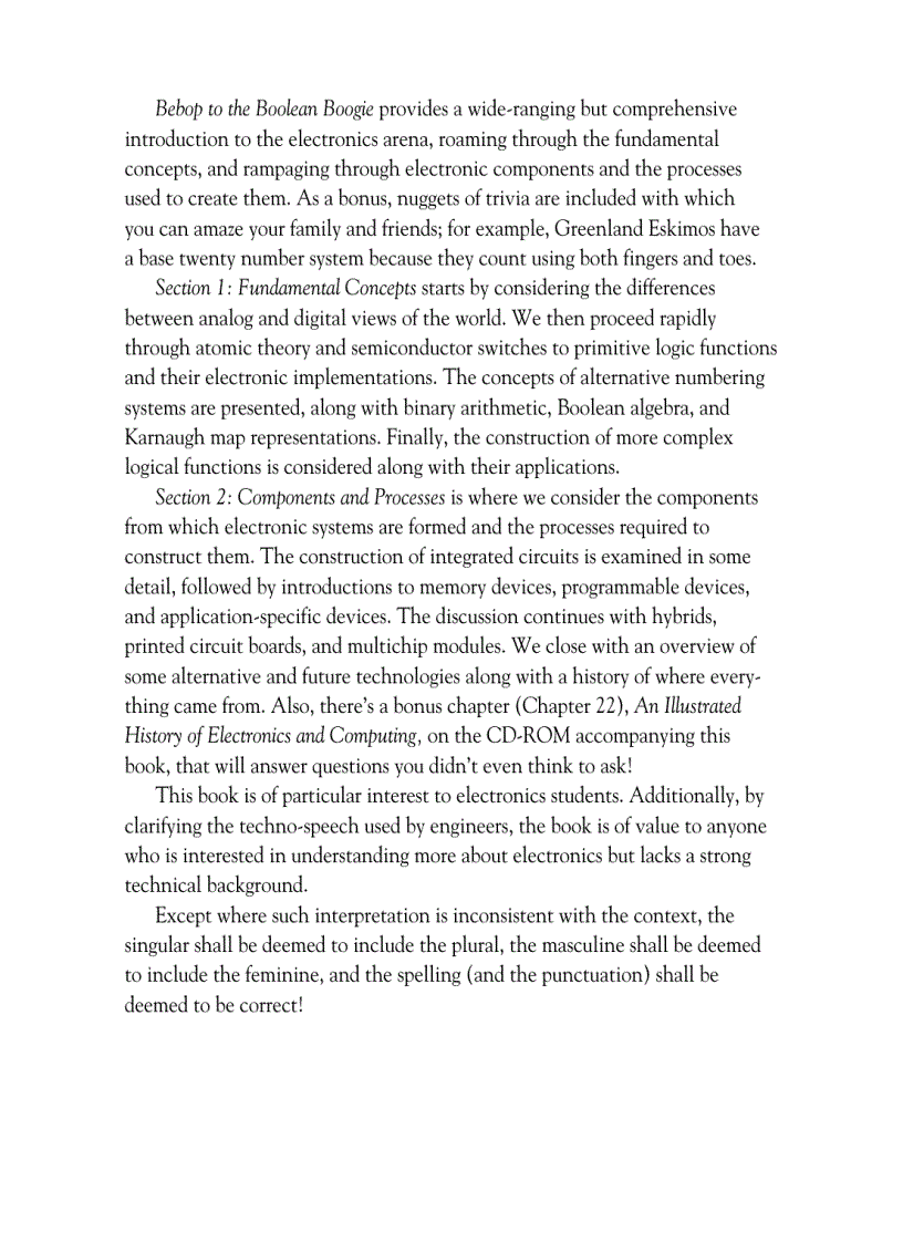 image for page Bebop to the Boolean Boogie An Unconventional Guide to Electronics