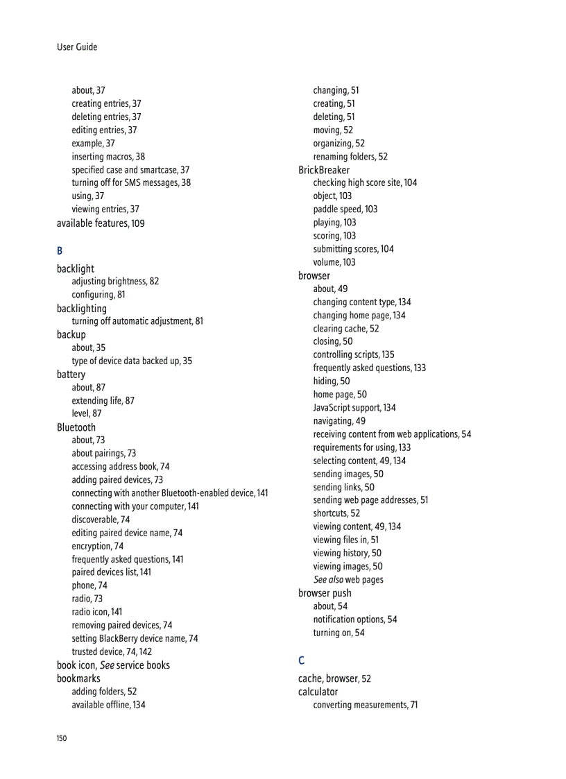 image for page BlackBerry 8700 User Guide