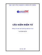 Cấu kiện điện tử 1