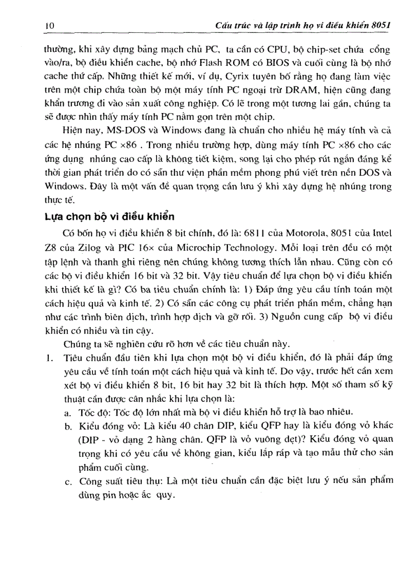 image for page Cấu trúc và lập trình Họ vi điều khiển 8051