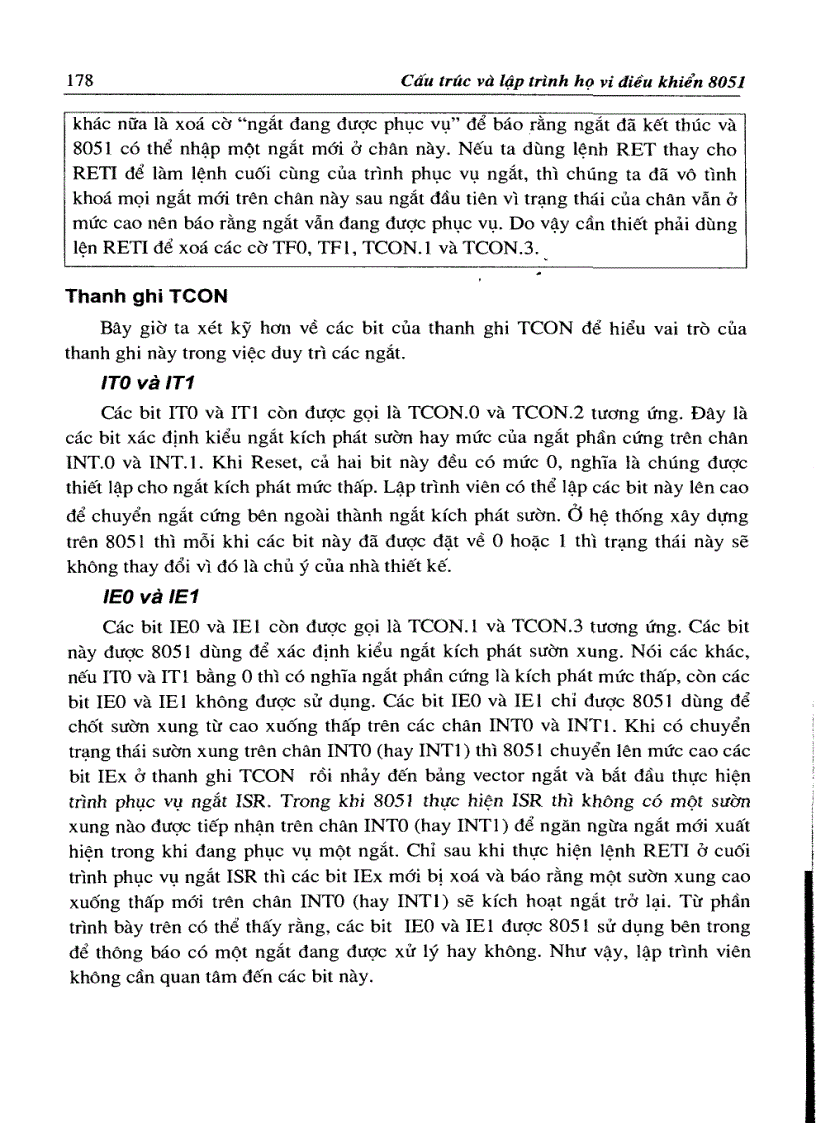 image for page Cấu trúc và lập trình Họ vi điều khiển 8051