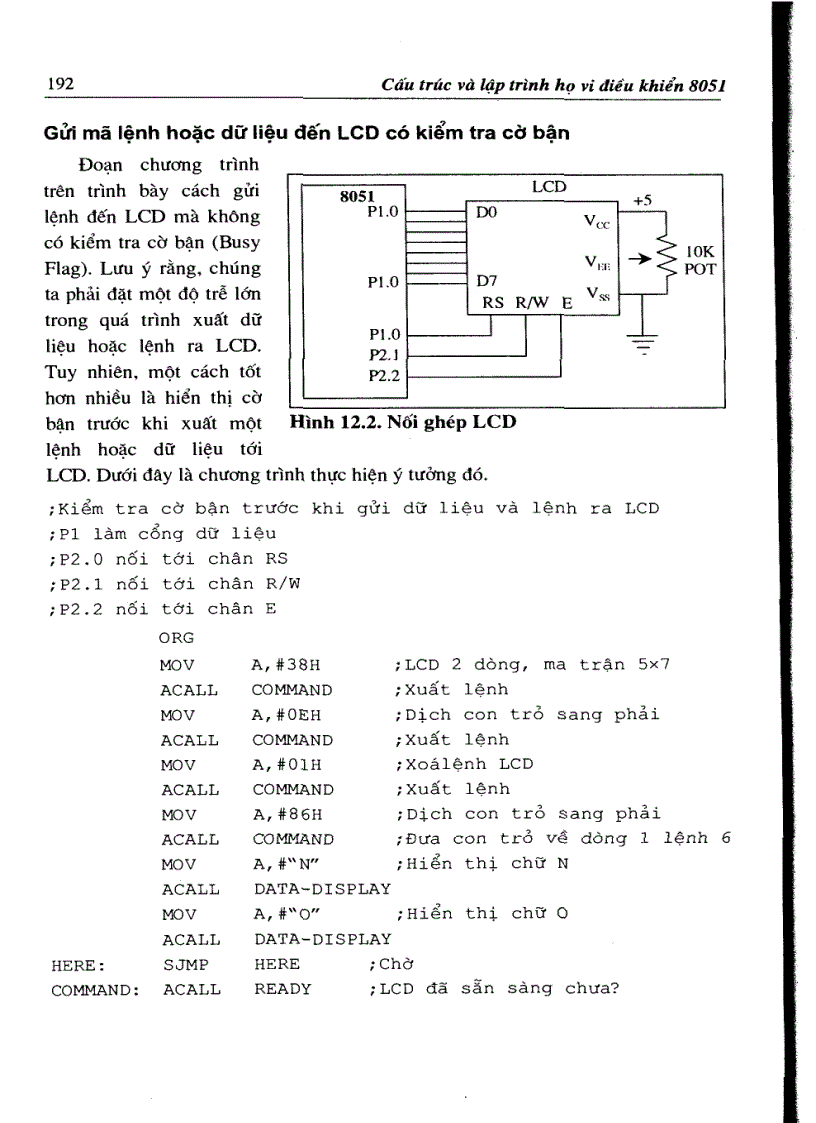 image for page Cấu trúc và lập trình Họ vi điều khiển 8051