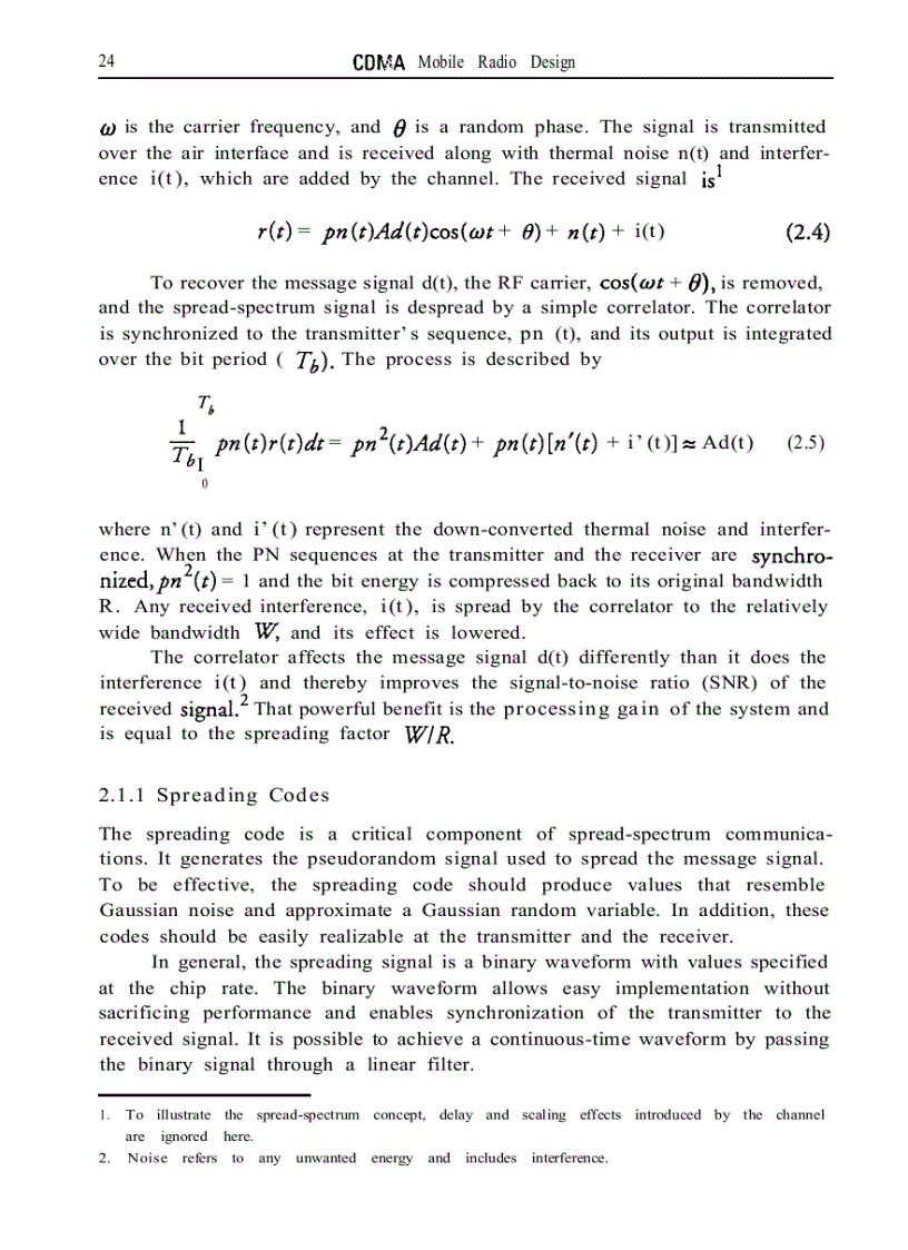 image for page Cdma Mobile Radio Design