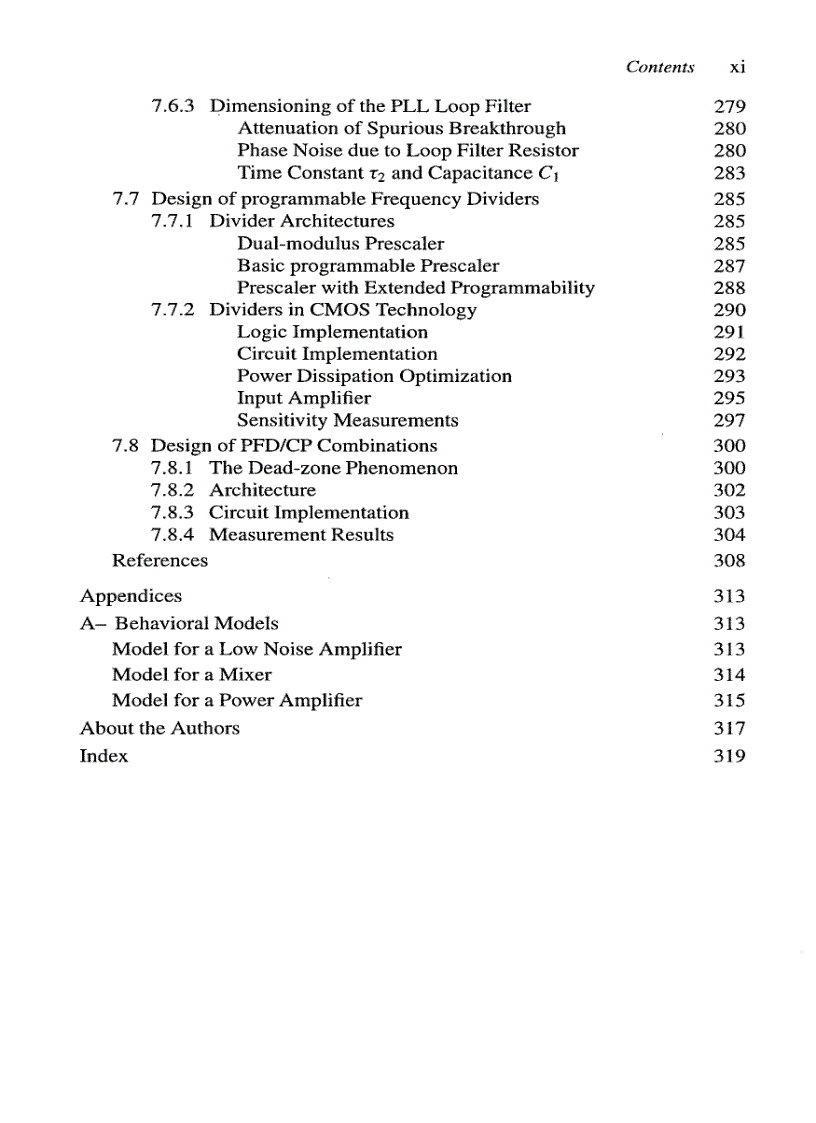 image for page Circuit Design for RF Transceivers