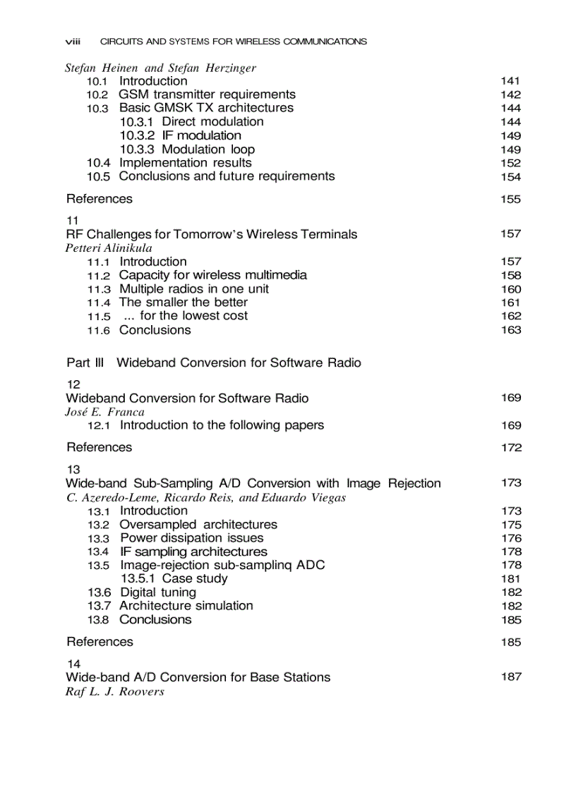 image for page Circuits and Systems for Wireless Communications
