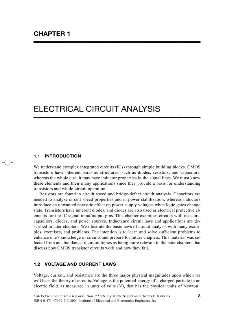 image for page CMOS Electronics How It Works How It Fails