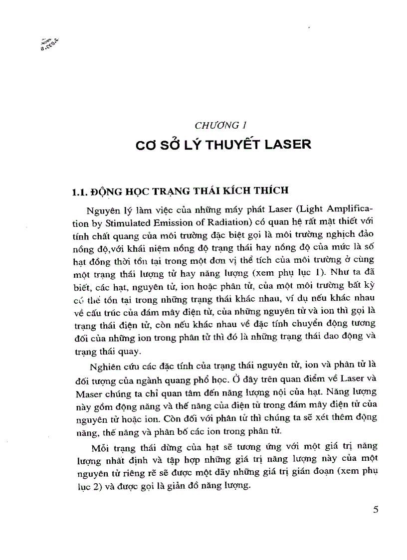 Cơ Sở Kỹ Thuật Laser