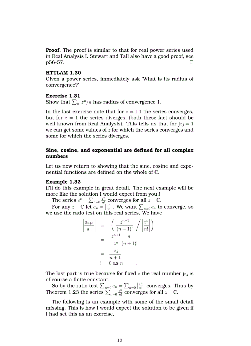 image for page Complex Analysis 2002 2003