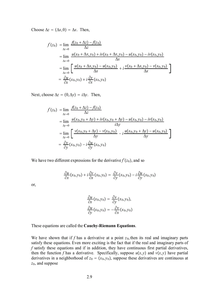 image for page Complex Analysis