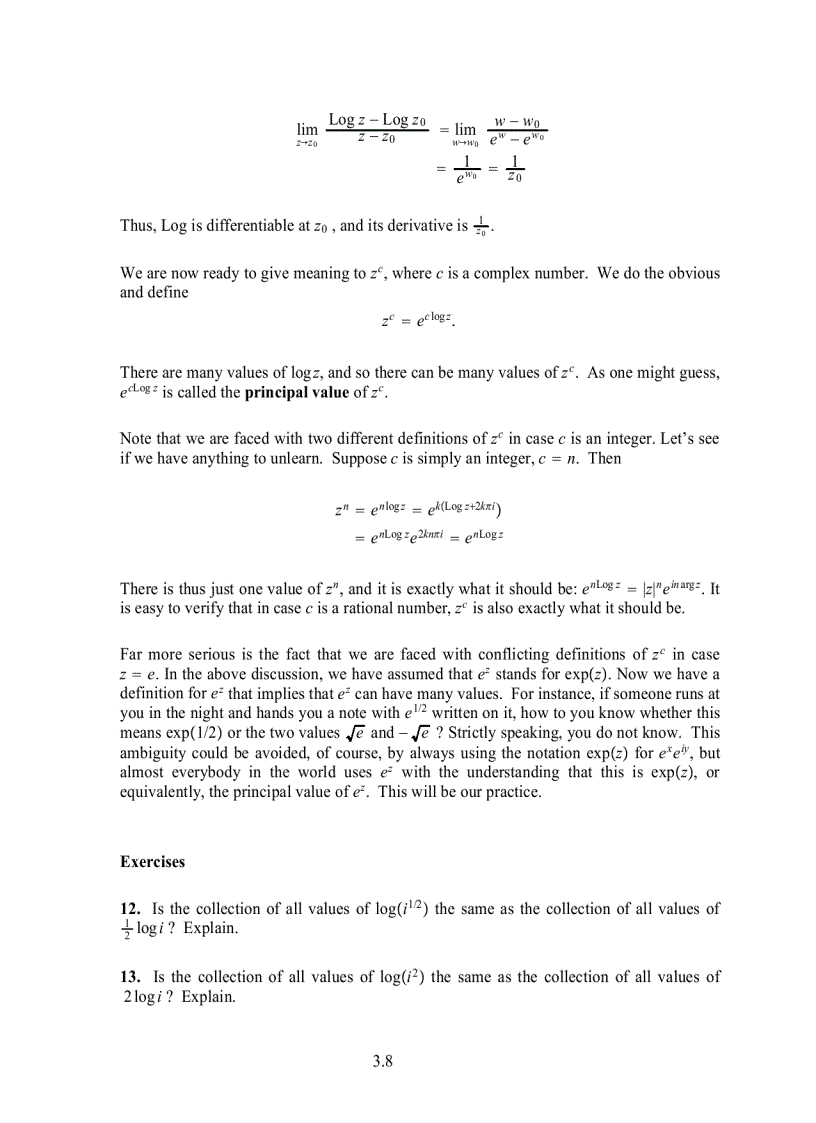 image for page Complex Analysis