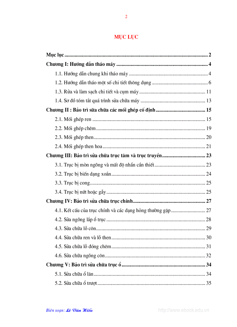 image for page Công nghệ sửa chữa máy công cụ